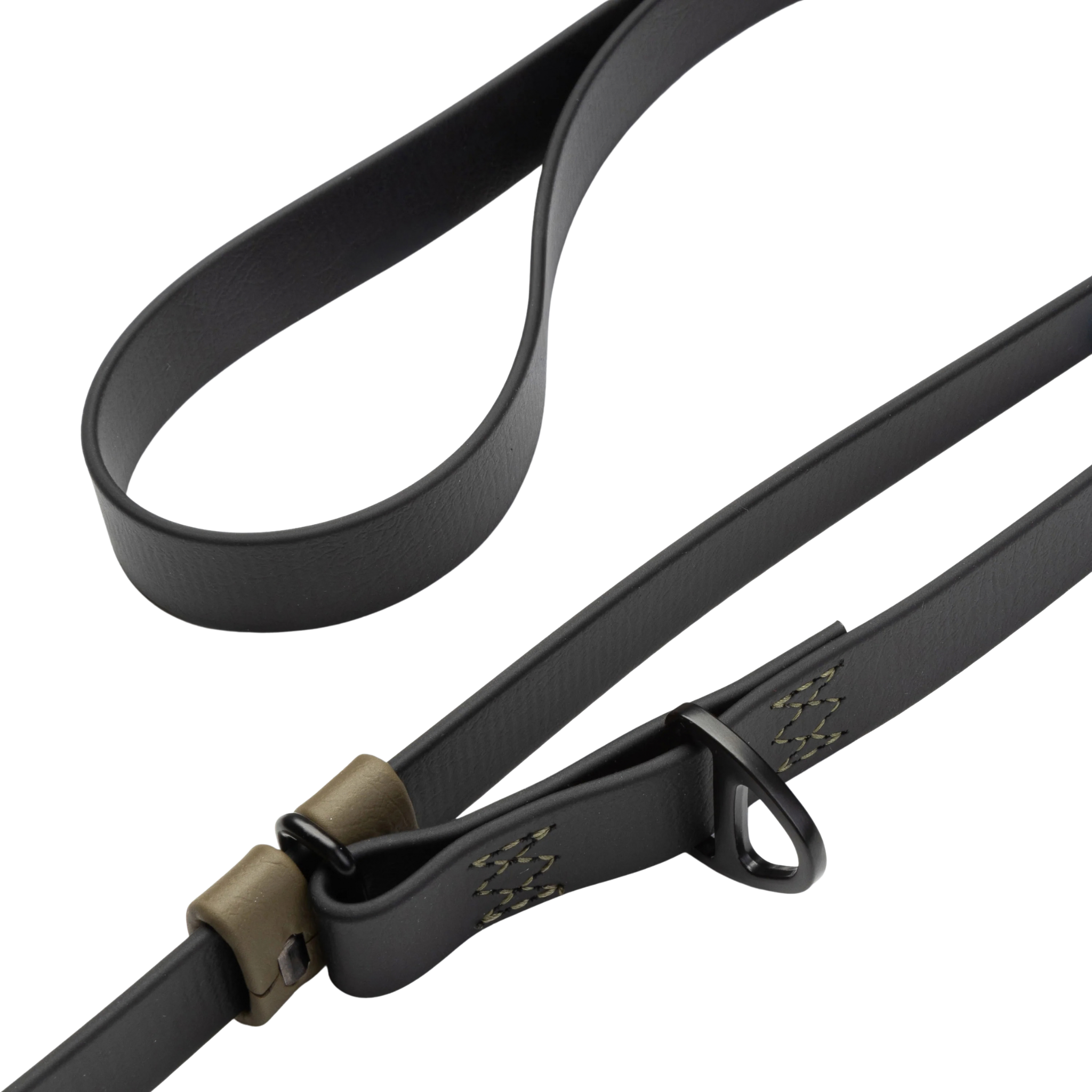 Cloud7__HandsFree_koiran_Hihna_BioThane_Black_Olive_Hauva