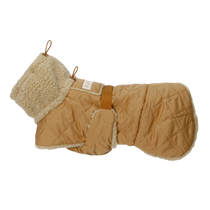 PAIKKA_Sherpa_koiran_takki_tikattu_Camel_Hauva